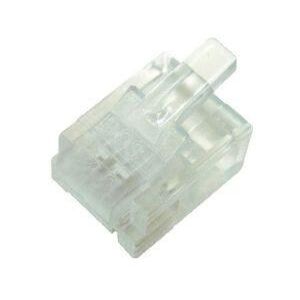 Modular Plug, RJ12, Clear, 6 Conductors
