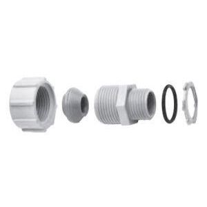 Strain Relief Connector, Thread Size 3/4 in.