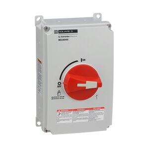 Motor Disconnect Switch, 60 A, Number of Poles 3, 600 VAC