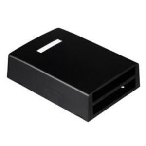 12 PORT MINICOM FIBER SURFACE MOUNT BOX - BLACK