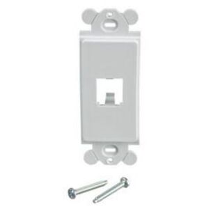 1 SPACE GFCI MOD FRAME WHITE MOQ - 10