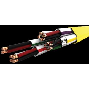 LAKE ELECTRIC Access Control Composite Cable, 18-4C+22-2PR+22-2PR+
