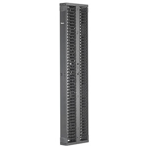 42U DUAL SIDED VERTICAL CABLE MANAGER- BLACK 78.88