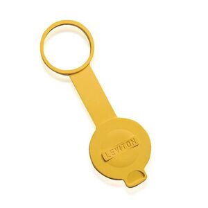 Locking Connector, EPTR Rubber, Yellow, 15A Straight Blade Locking ...
